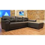 סלון פינתי קלאסי ומפנק מדמוי עור באפלו דגם אמדאוס