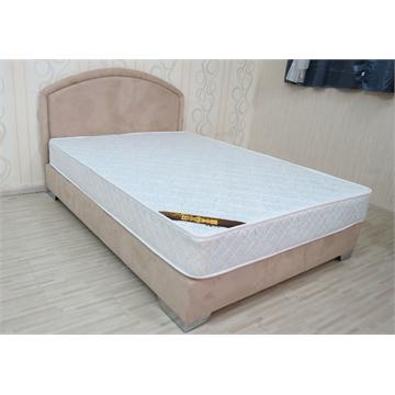 מיטה זוגית הכוללת גב מיטה מרופדת בבד מטריקס או בדמוי עור איכותי בעיצוב קלאסי דגם לוגאנו